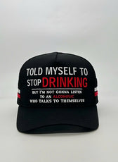 STOP DRINKING TRUCKER CAP