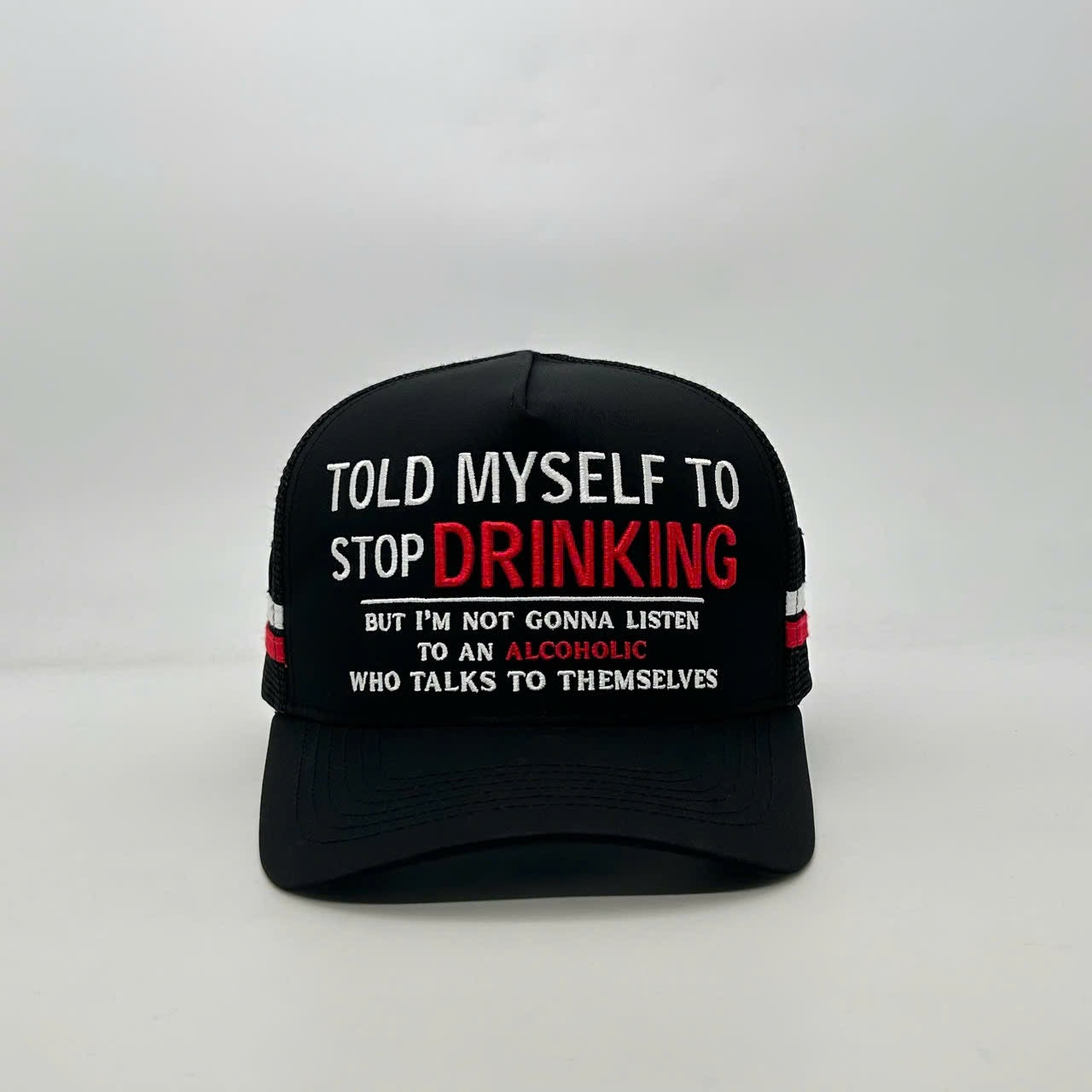 STOP DRINKING TRUCKER CAP