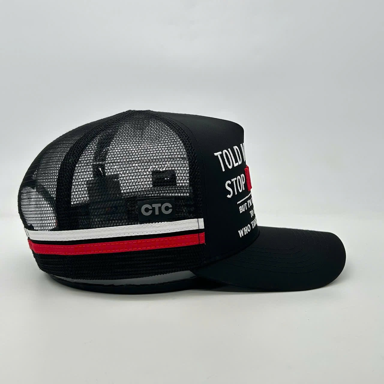 STOP DRINKING TRUCKER CAP
