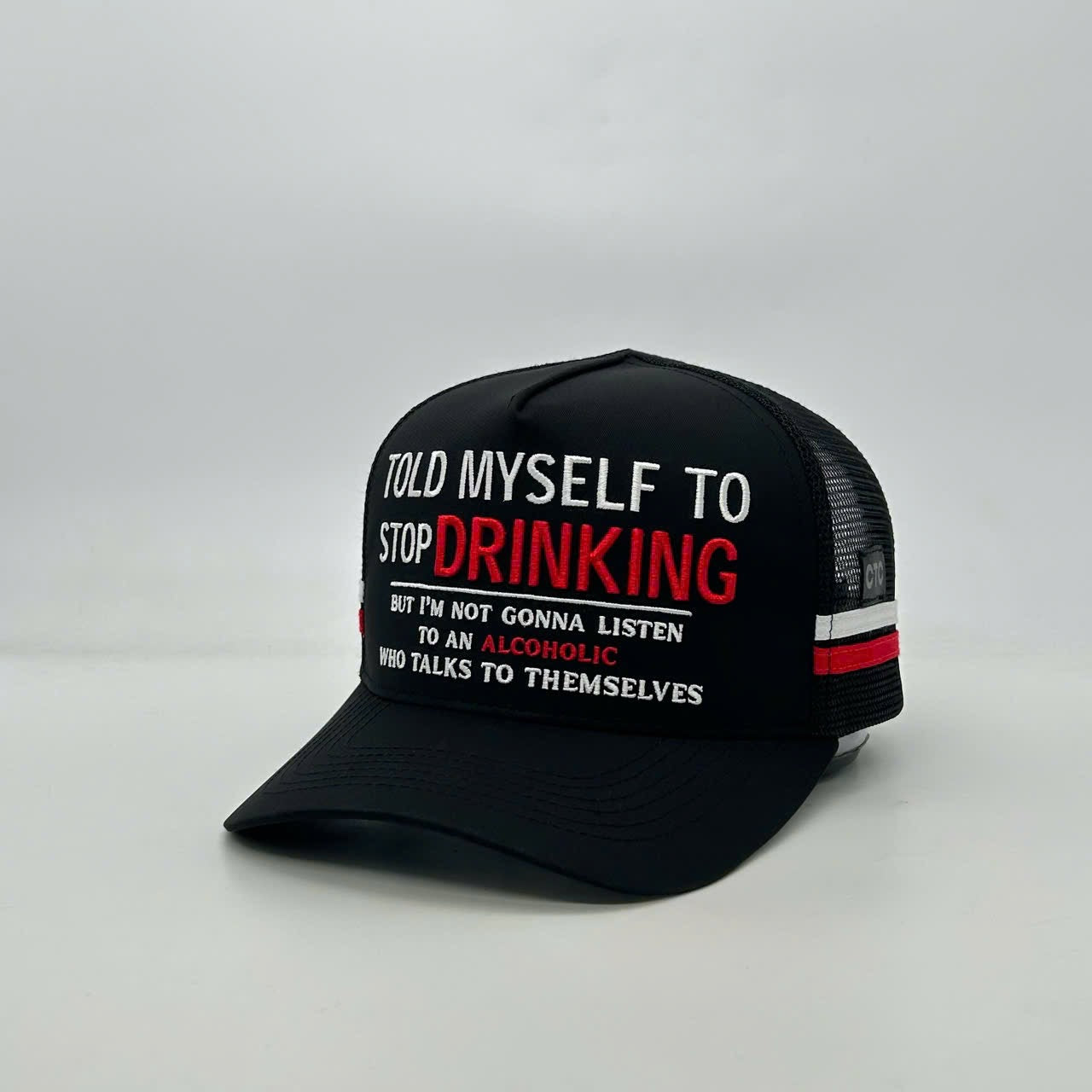 STOP DRINKING TRUCKER CAP