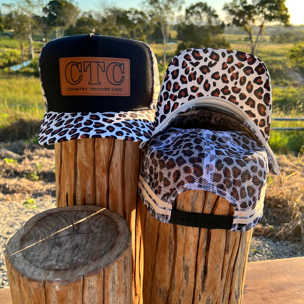 OG LEOPARD TRUCKER CAP