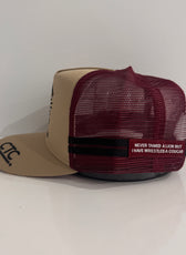 DRINKIN RUMS TUNIN MUMS TRUCKER CAP