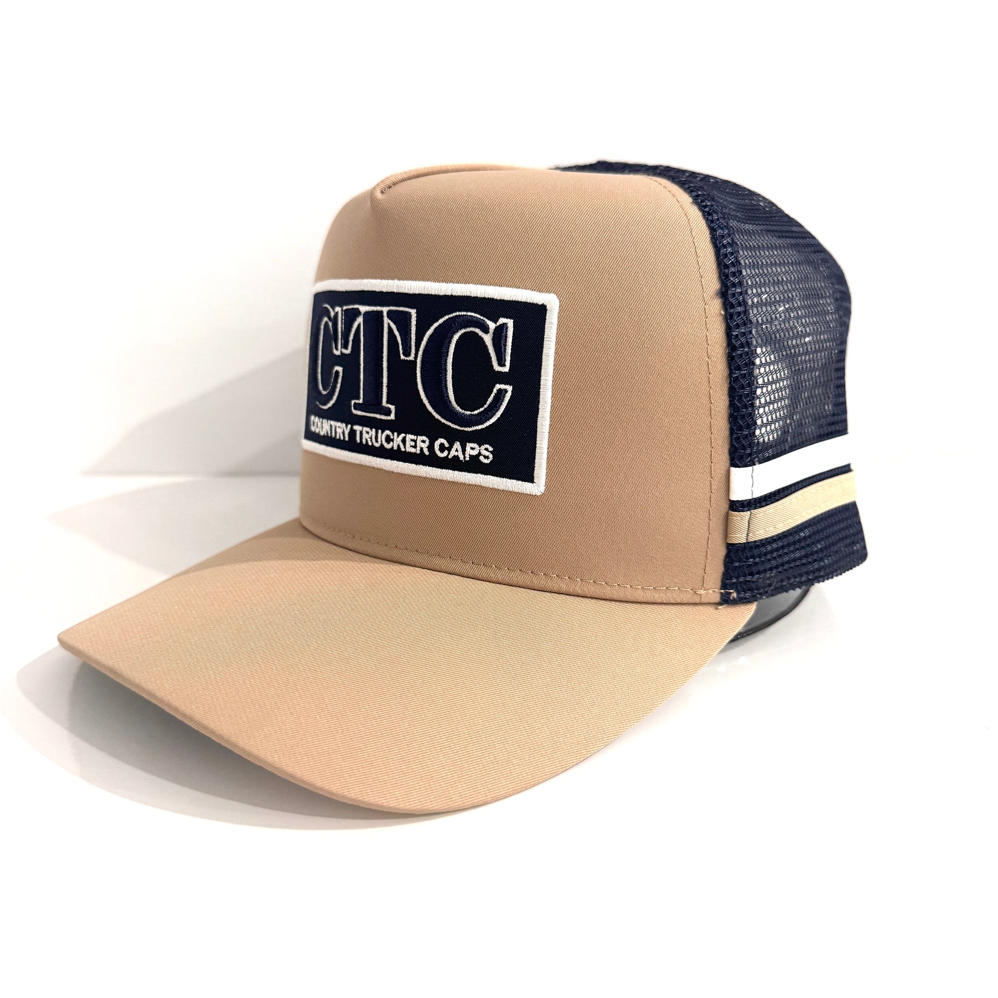 NAVY PATCH TRUCKER CAP