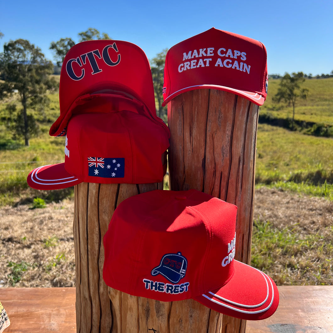 Make Caps MAKE CAPS GREAT AGAIN FULL FABRIC TRUCKER CAP – The Country Companies