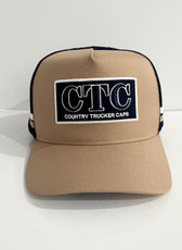 NAVY PATCH TRUCKER CAP
