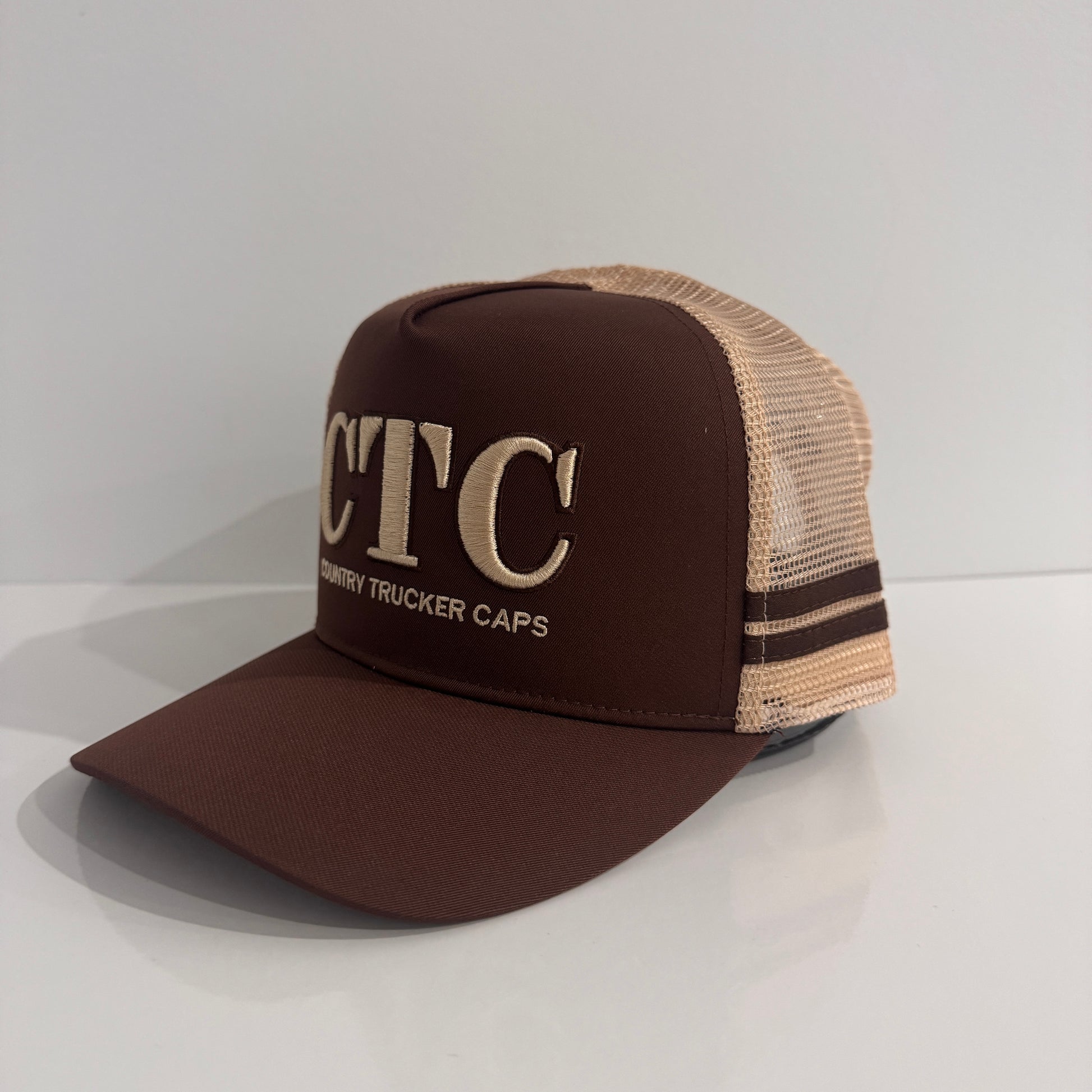 BRAUN/CREME TRUCKER CAP