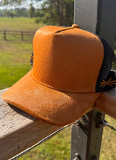Cowhide Branded Trucker Cap