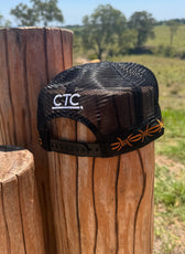 Cowhide Branded Trucker Cap