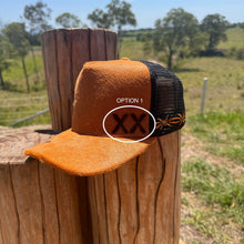 Load image into Gallery viewer, Cowhide Branded Trucker Cap
