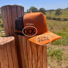 Load image into Gallery viewer, Cowhide Branded Trucker Cap
