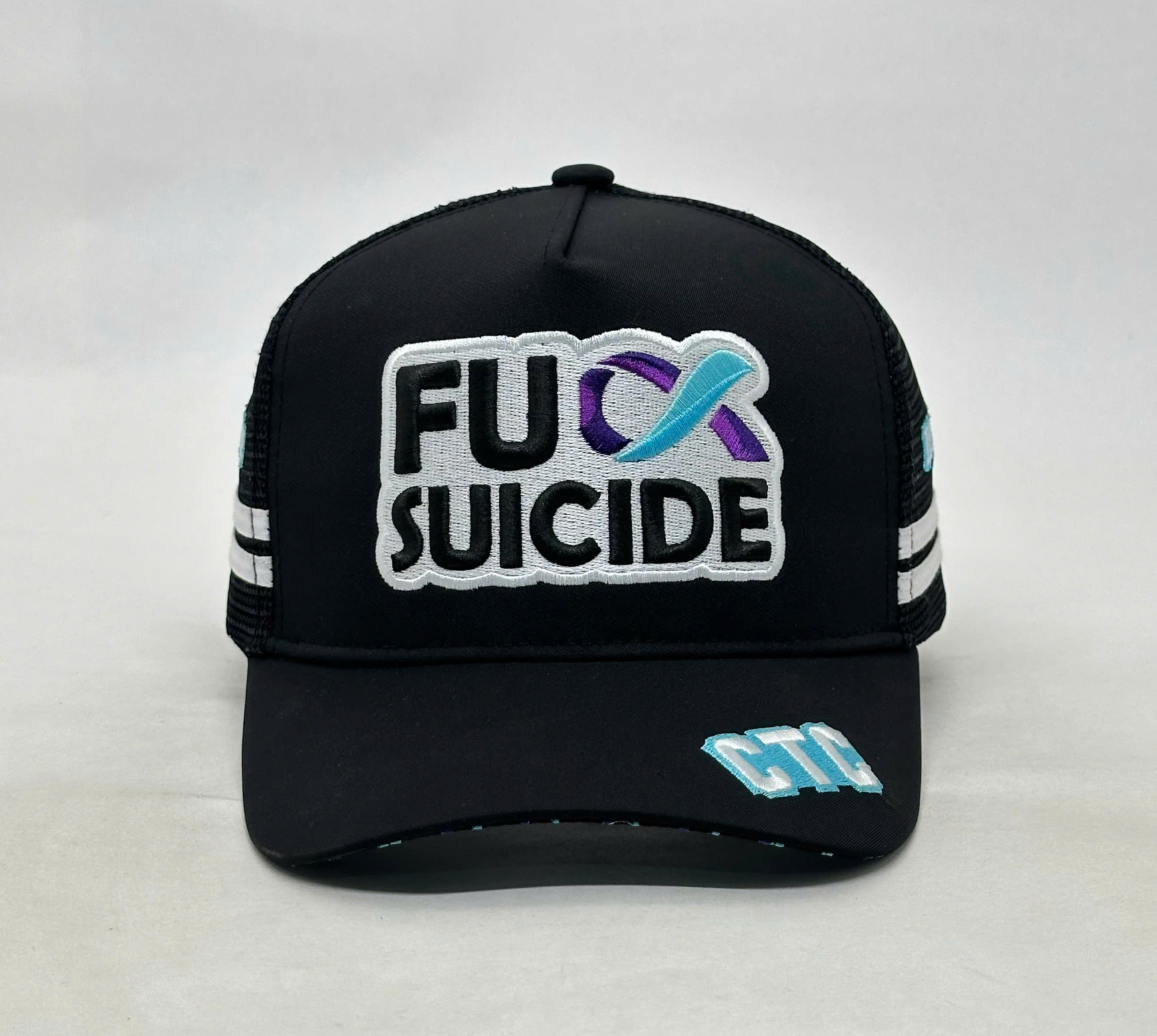 FUCK SUICIDE TRUCKER CAP
