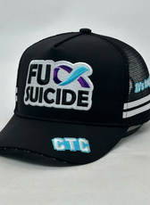FUCK SUICIDE TRUCKER CAP