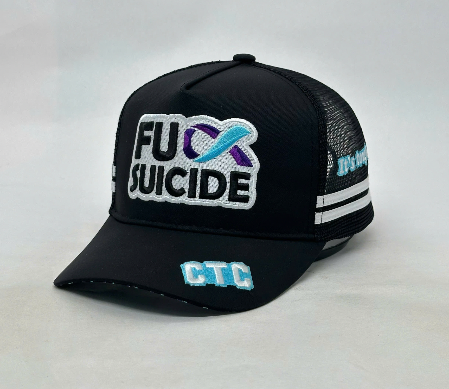 FUCK SUICIDE TRUCKER CAP