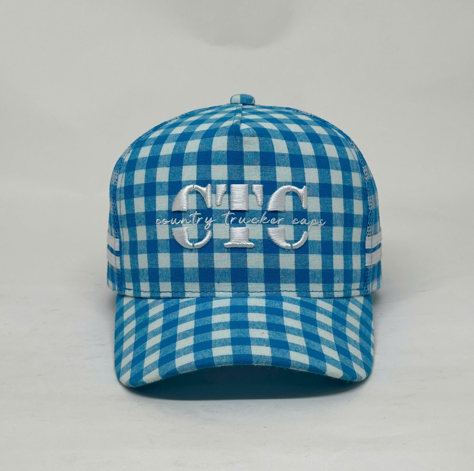 FULL GINGHAM TRUCKER CAP RANGE