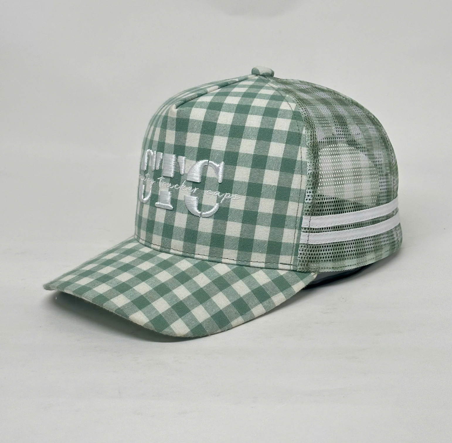 FULL GINGHAM TRUCKER CAP RANGE