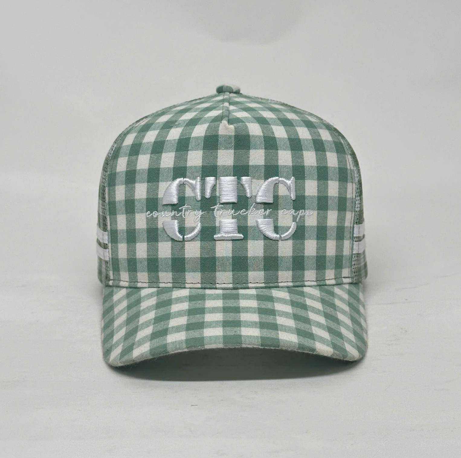 FULL GINGHAM TRUCKER CAP RANGE