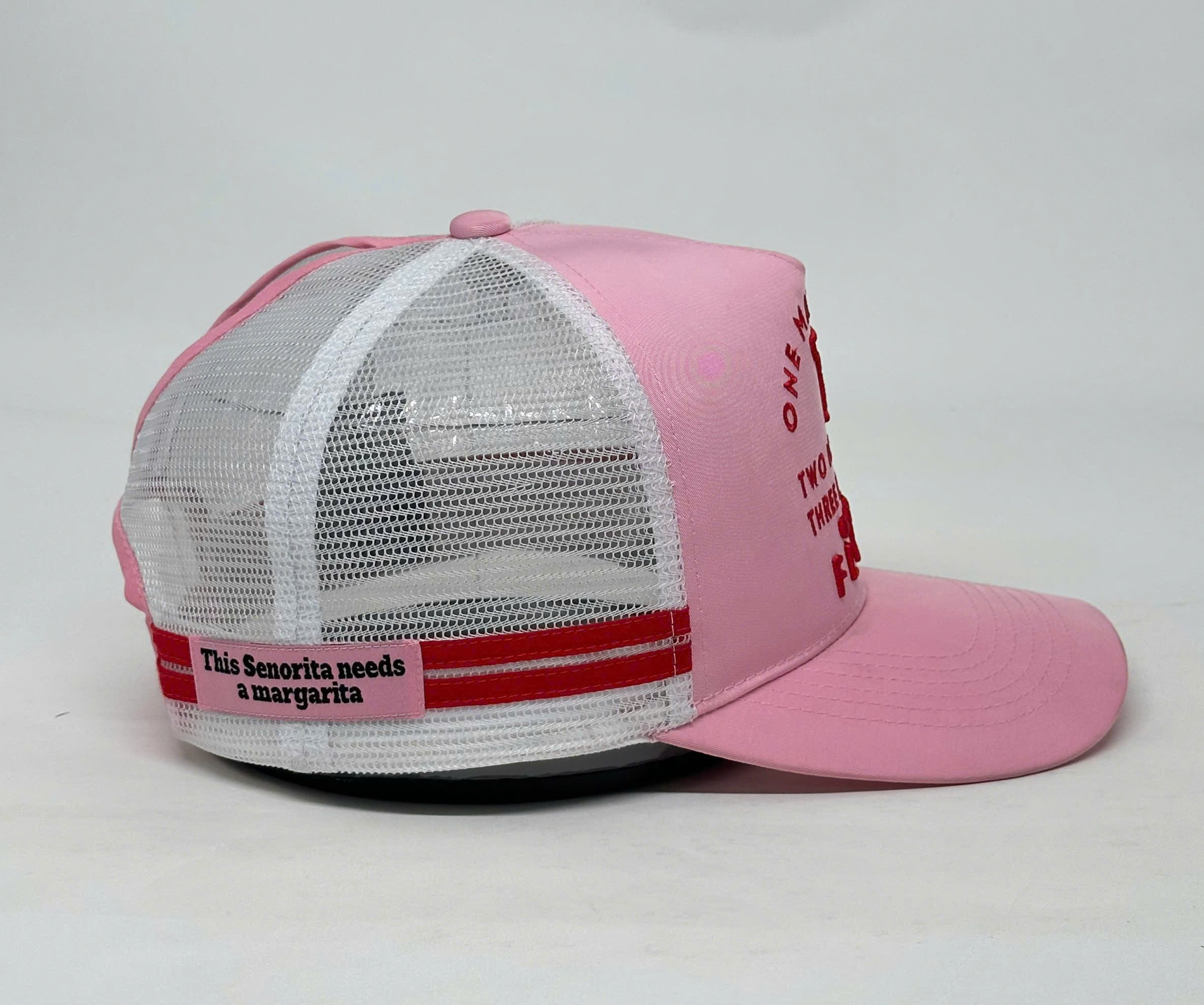 ONE MARGARITA PONYTAIL TRUCKER CAP