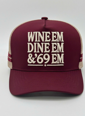 WINE EM TRUCKER CAP