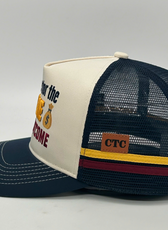 I'M HERE FOR THE INCOME NOT THE OUTCOME TRUCKER CAP