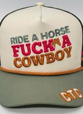 RIDE A HORSE TRUCKER CAP
