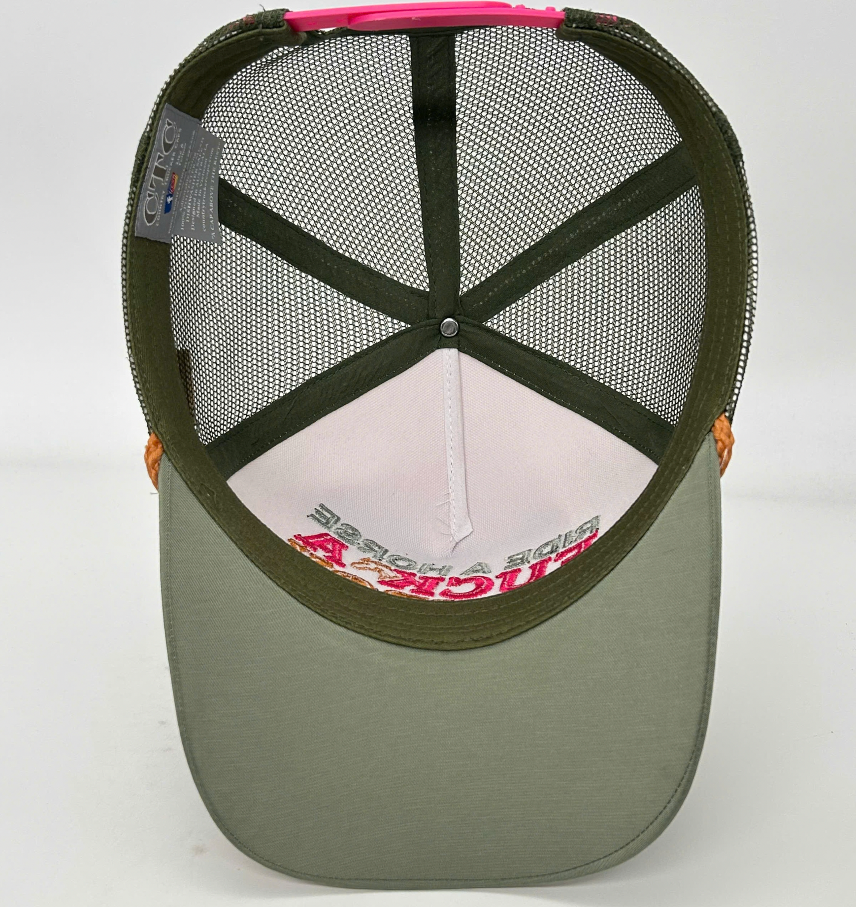 RIDE A HORSE TRUCKER CAP