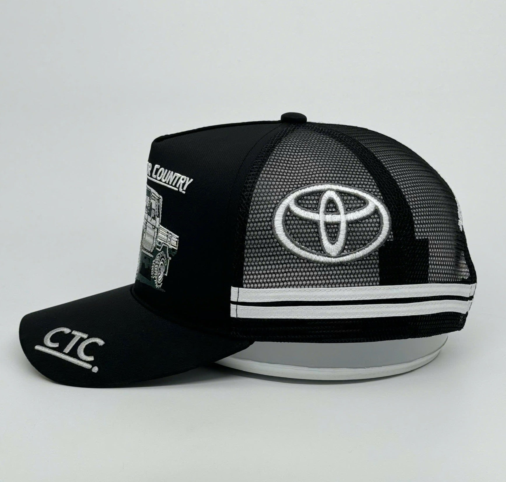 CRUISER COUNTRY TRUCKER CAP - WHITE 79 SERIES SINGLE CAB