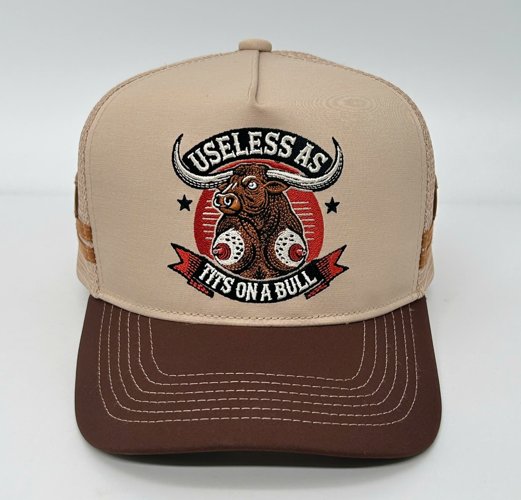 USELESS AS TITS ON A BULL 2.0  TRUCKER CAP