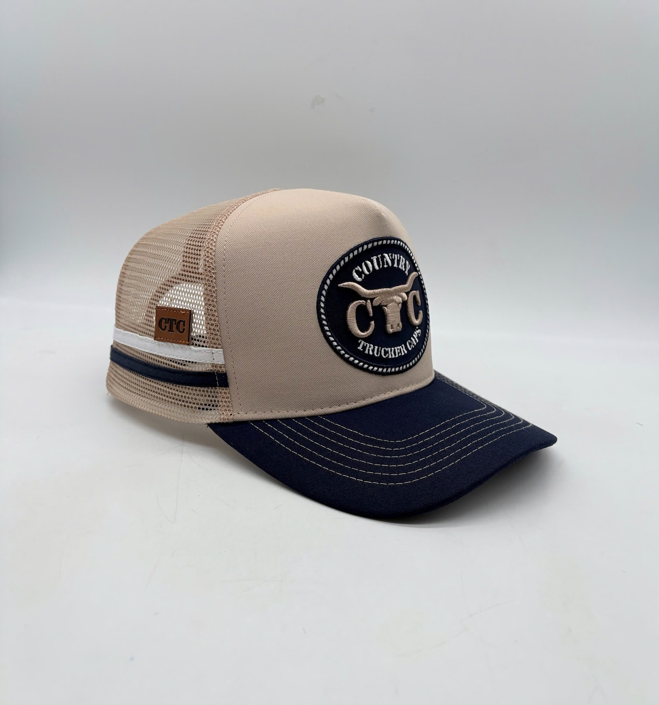 BULLHORN CTC LOGO PATCH TRUCKER CAP