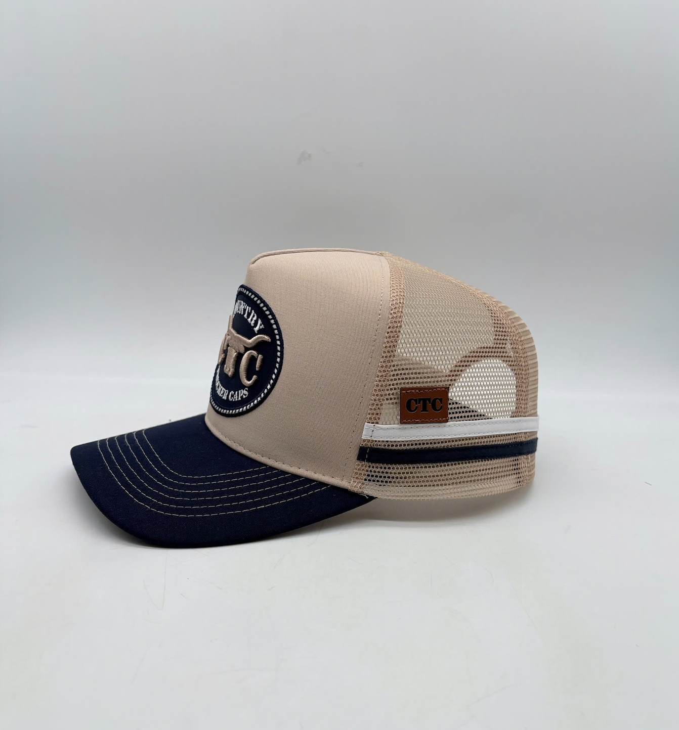 BULLHORN CTC LOGO PATCH TRUCKER CAP