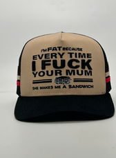 I'M FAT BECAUSE TRUCKER CAP