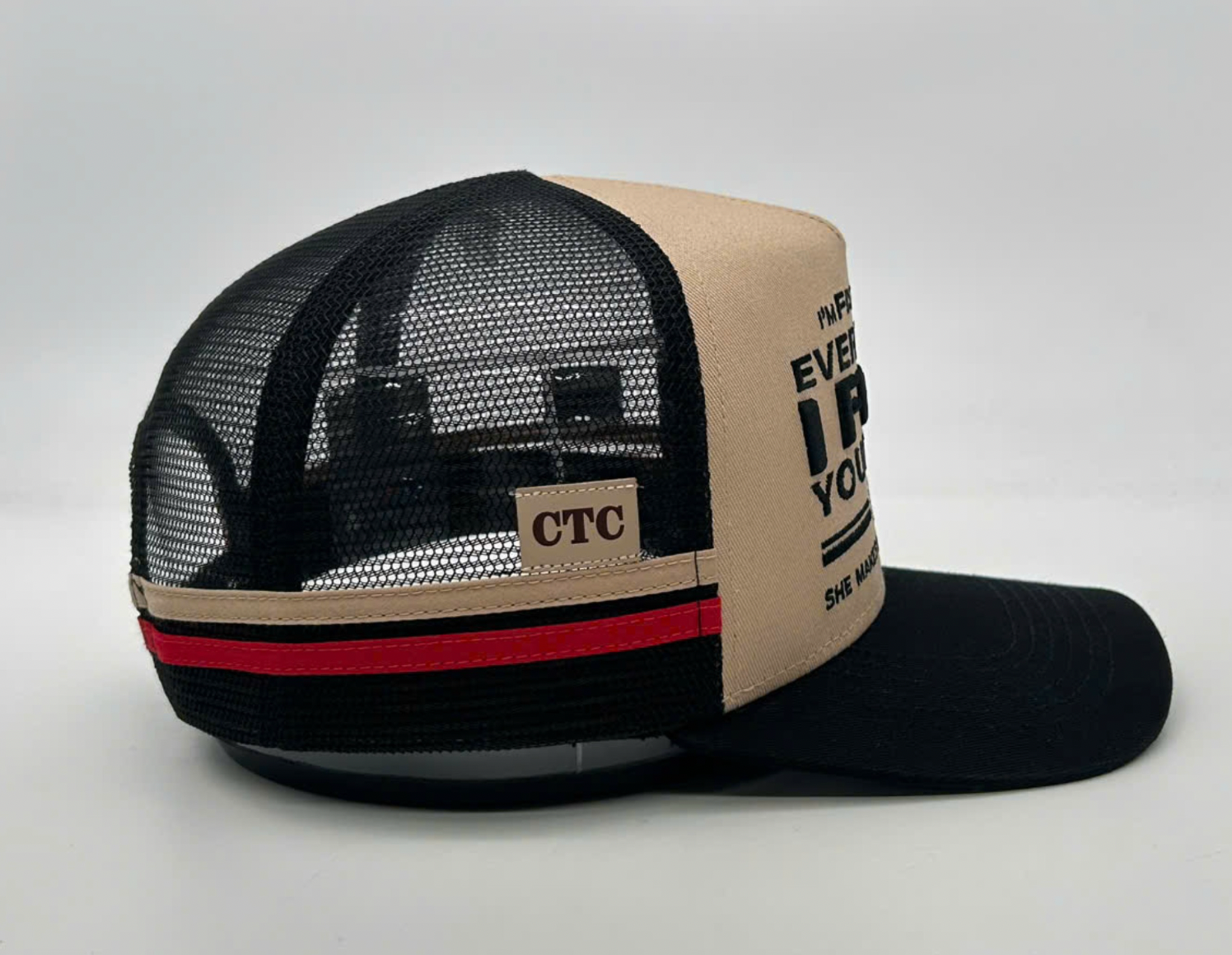 I'M FAT BECAUSE TRUCKER CAP