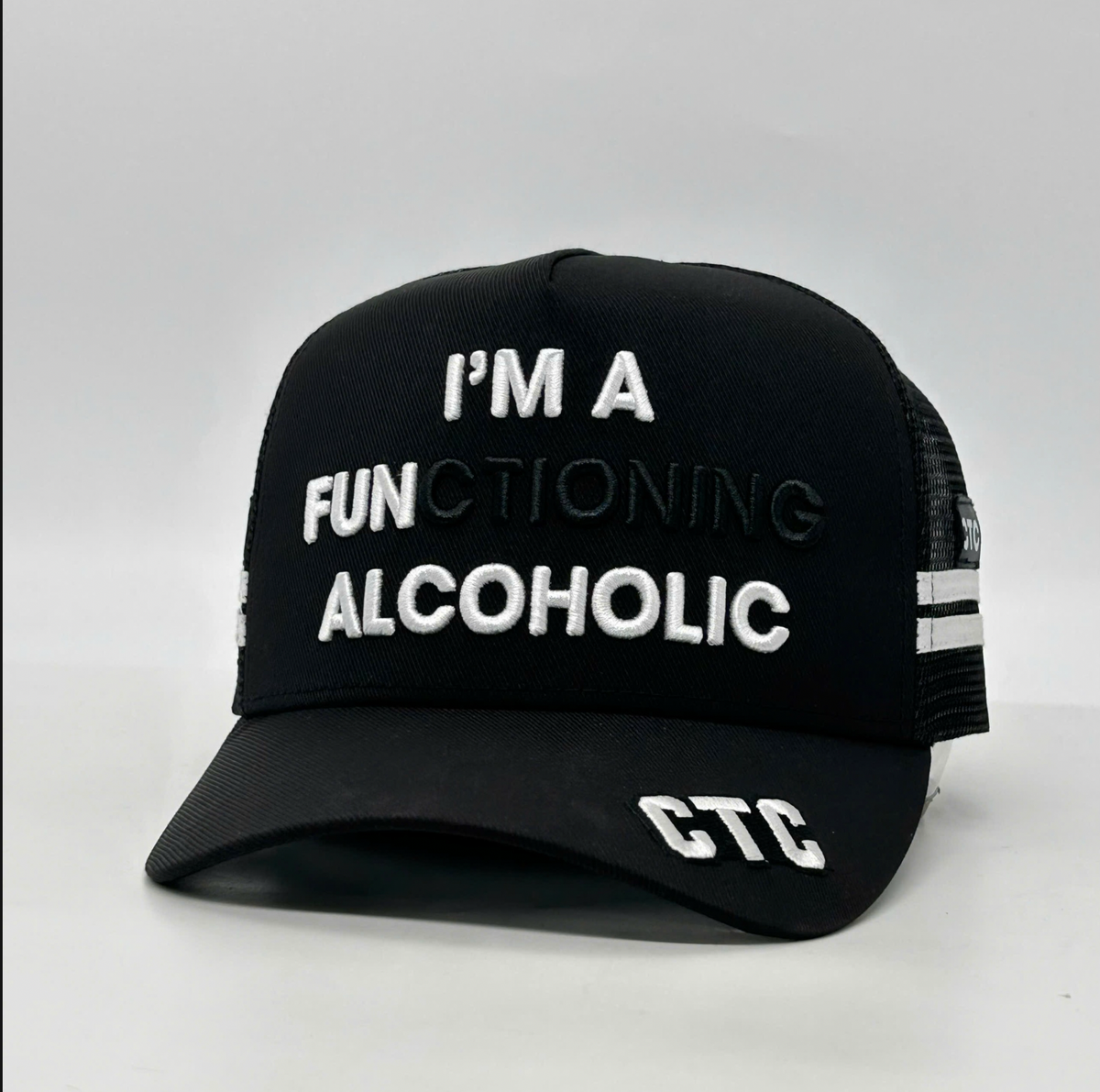 I'M A FUNCTIONING ALCOHOLIC TRUCKER CAP