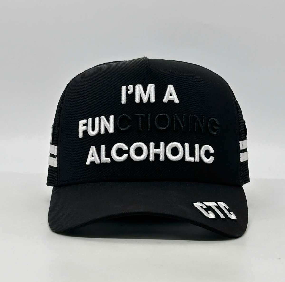 I'M A FUNCTIONING ALCOHOLIC TRUCKER CAP