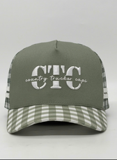 GINGHAM TRUCKER CAP RANGE