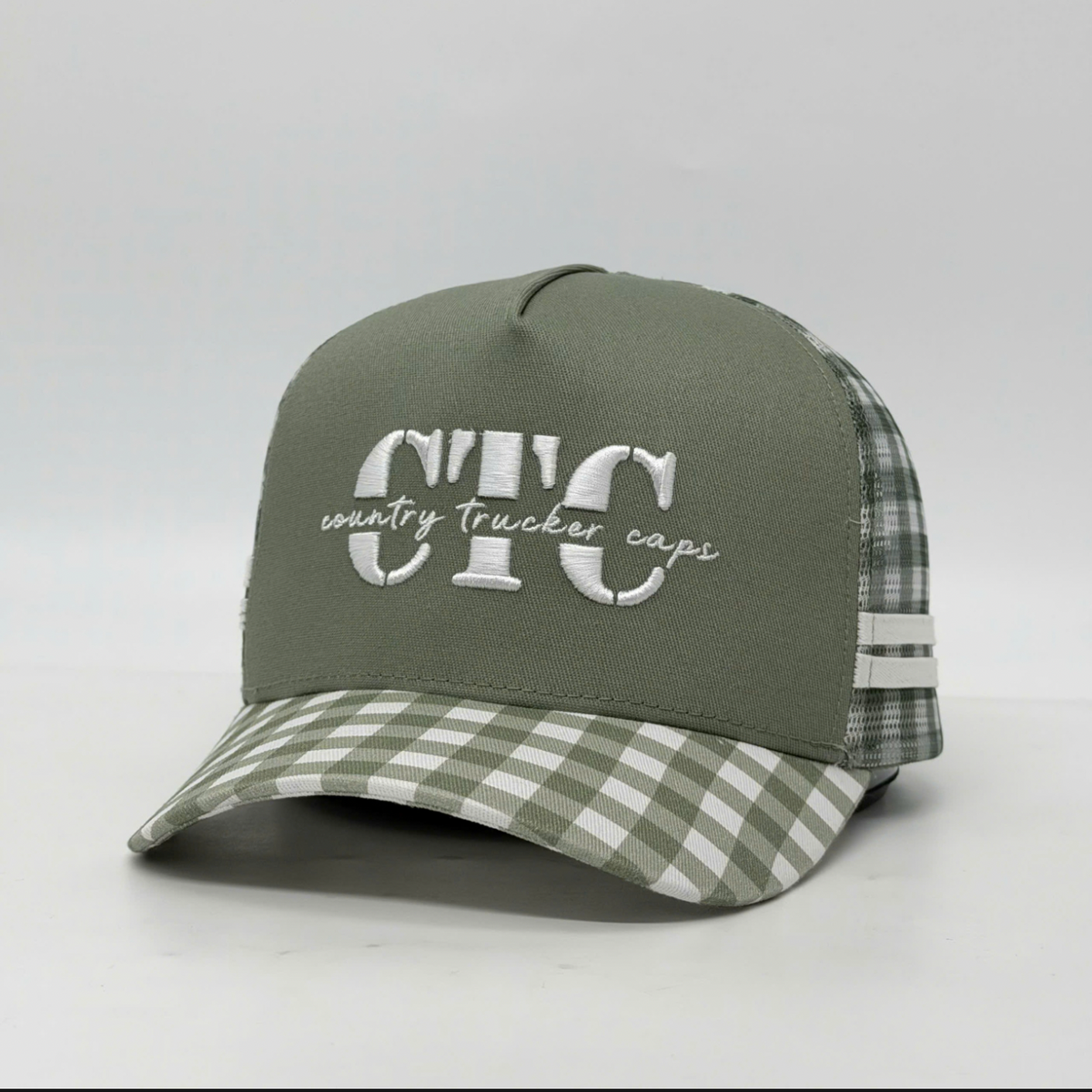 GINGHAM TRUCKER CAP RANGE