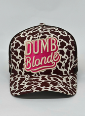 DUMB BLONDE TRUCKER CAP