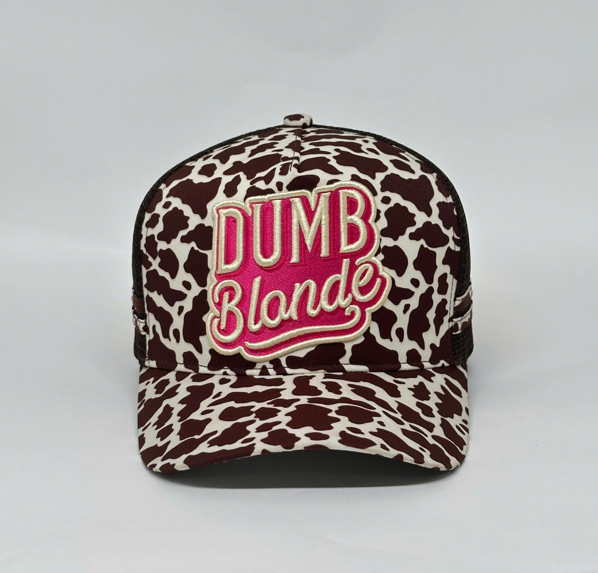 DUMB BLONDE TRUCKER CAP
