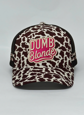 DUMB BLONDE TRUCKER CAP