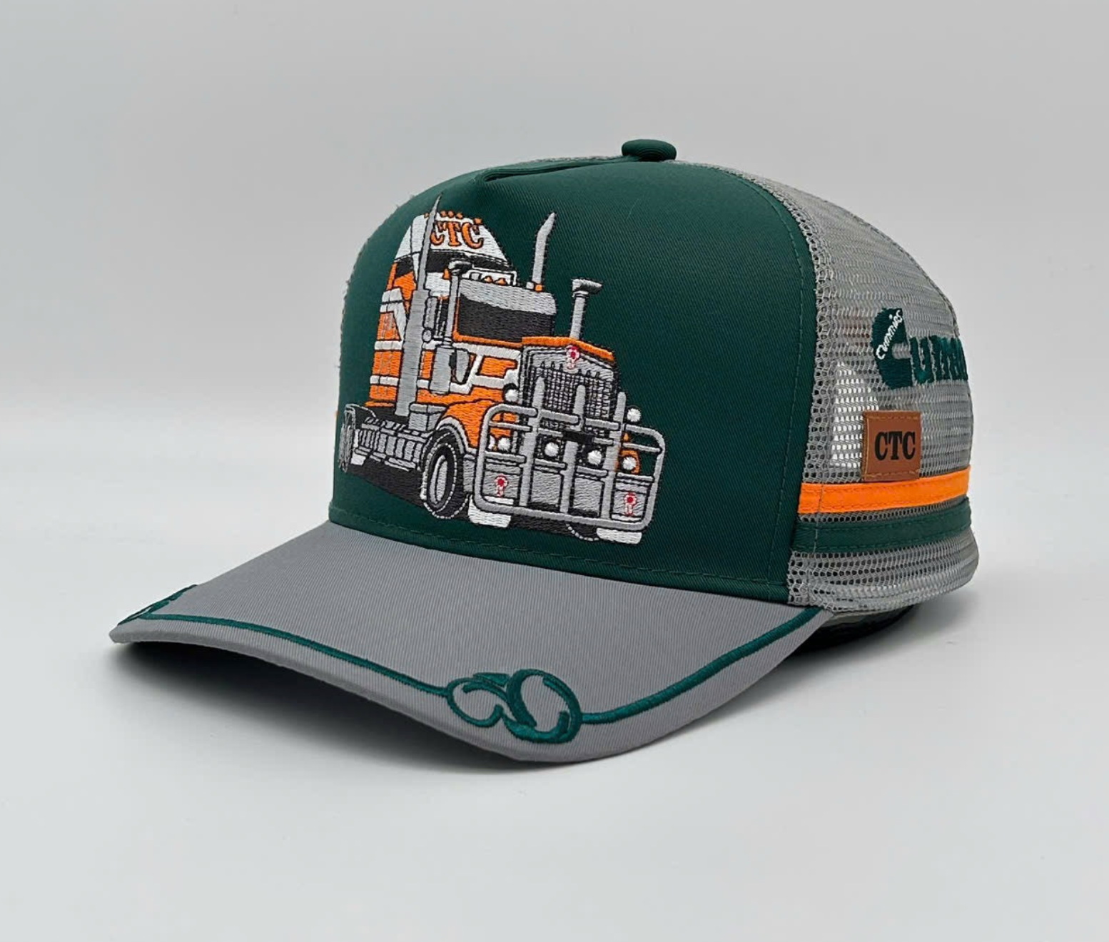 KENWORTH GREEN/GREY TRUCKER CAP