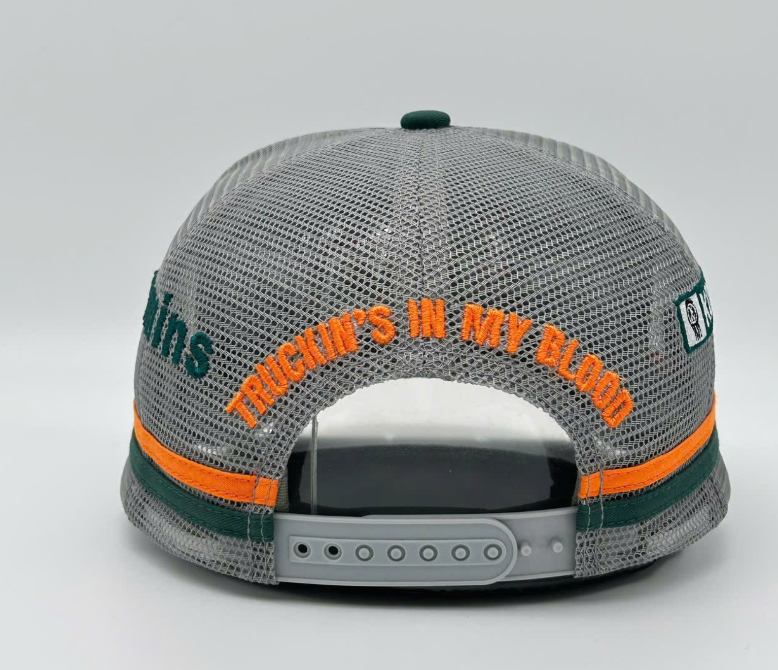 KENWORTH GREEN/GREY TRUCKER CAP