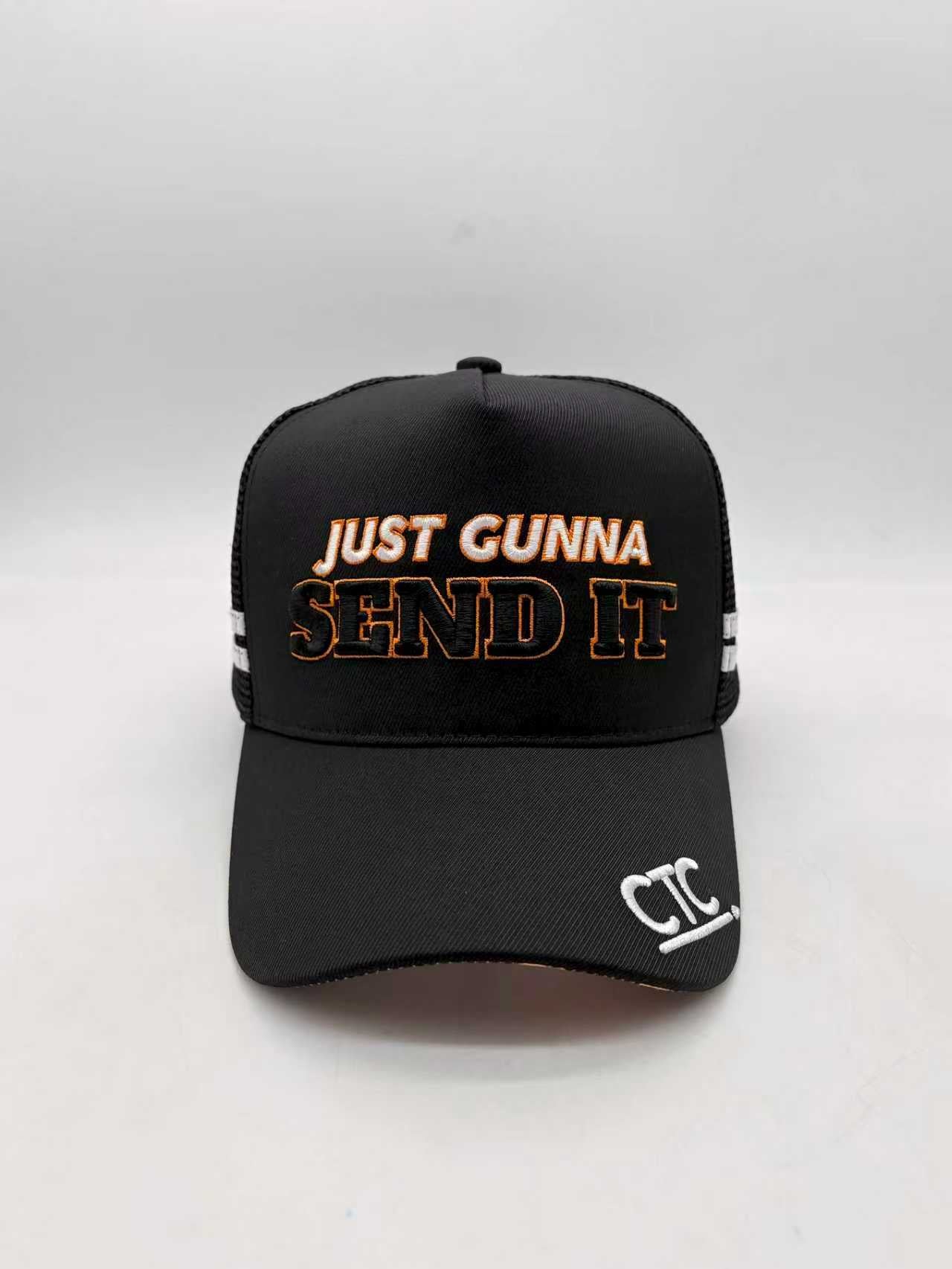 JUST GONNA SEND IT TRUCKER CAP