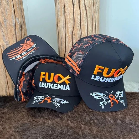 FUCK LEUKEMIA TRUCKER CAP