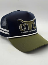 KHAKI NAVY CTC TRUCKER CAP