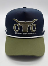 KHAKI NAVY CTC TRUCKER CAP