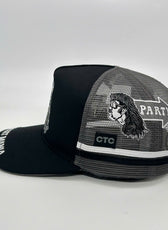 MULLET MANIA SCHWARZE TRUCKER-KAPPE