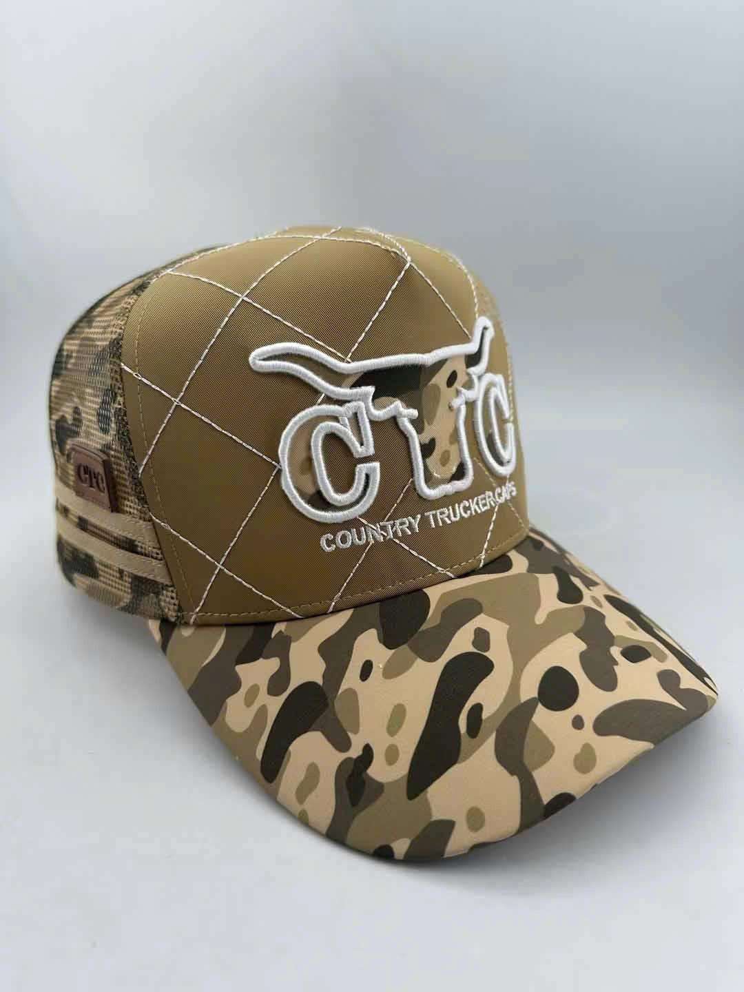 CAMO LOGO TRUCKER CAP