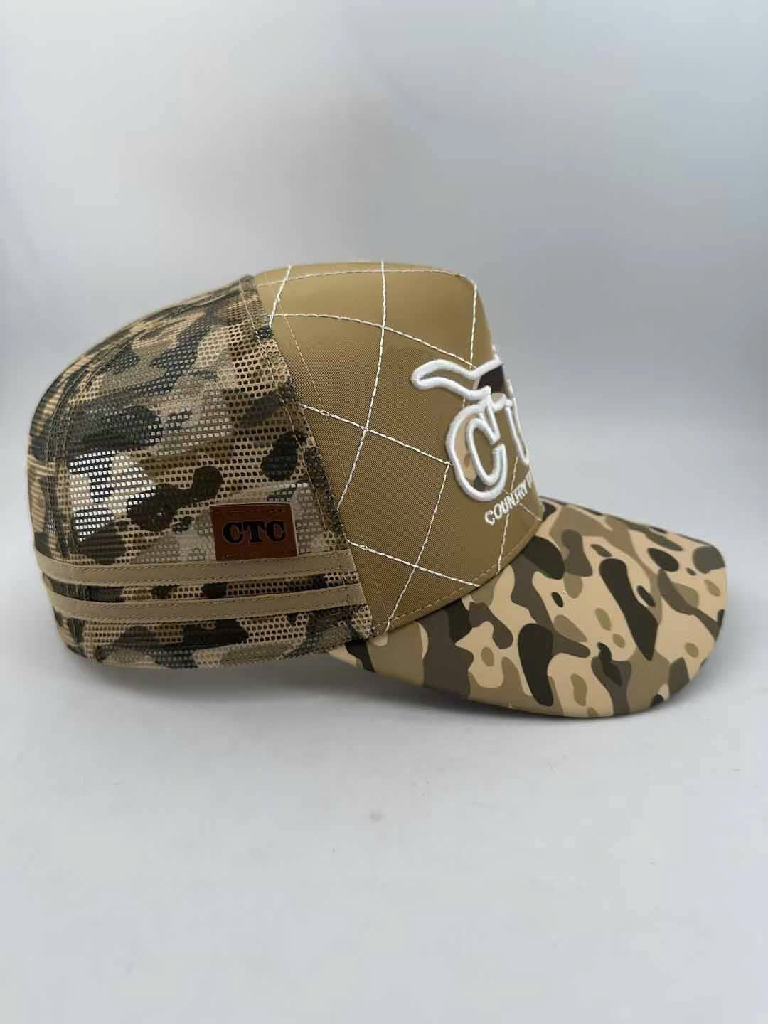CAMO LOGO TRUCKER CAP