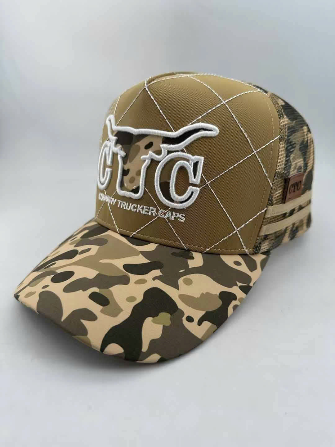 CAMO LOGO TRUCKER CAP