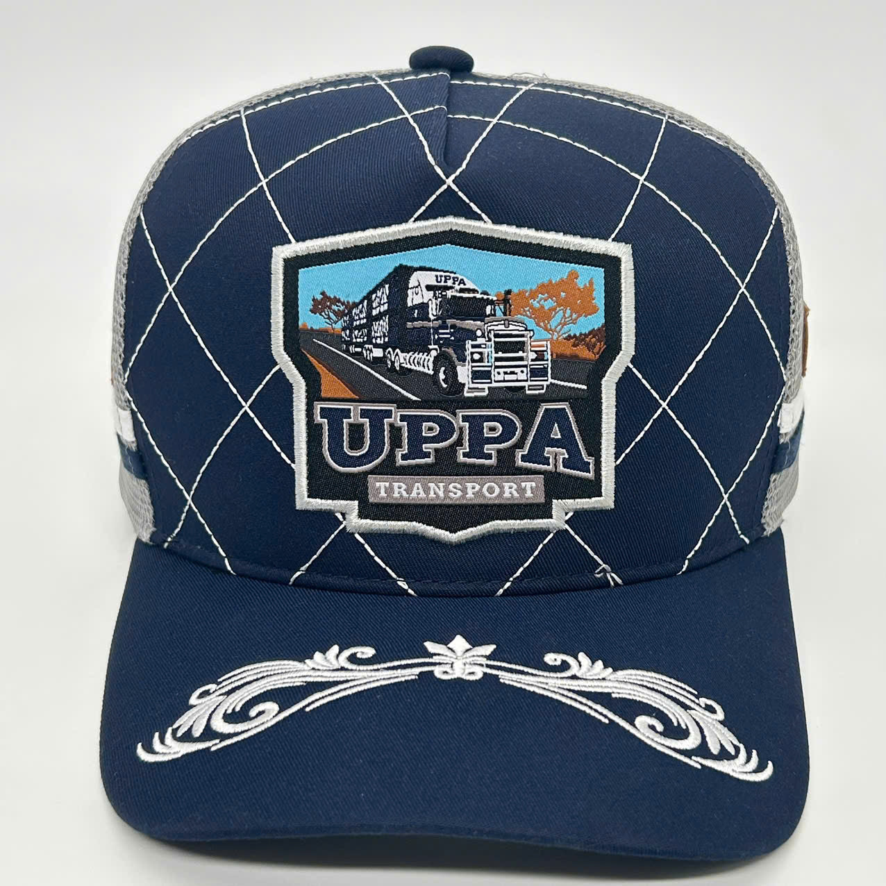 UPPA TRANSPORT NAVY TRUCKER CAP