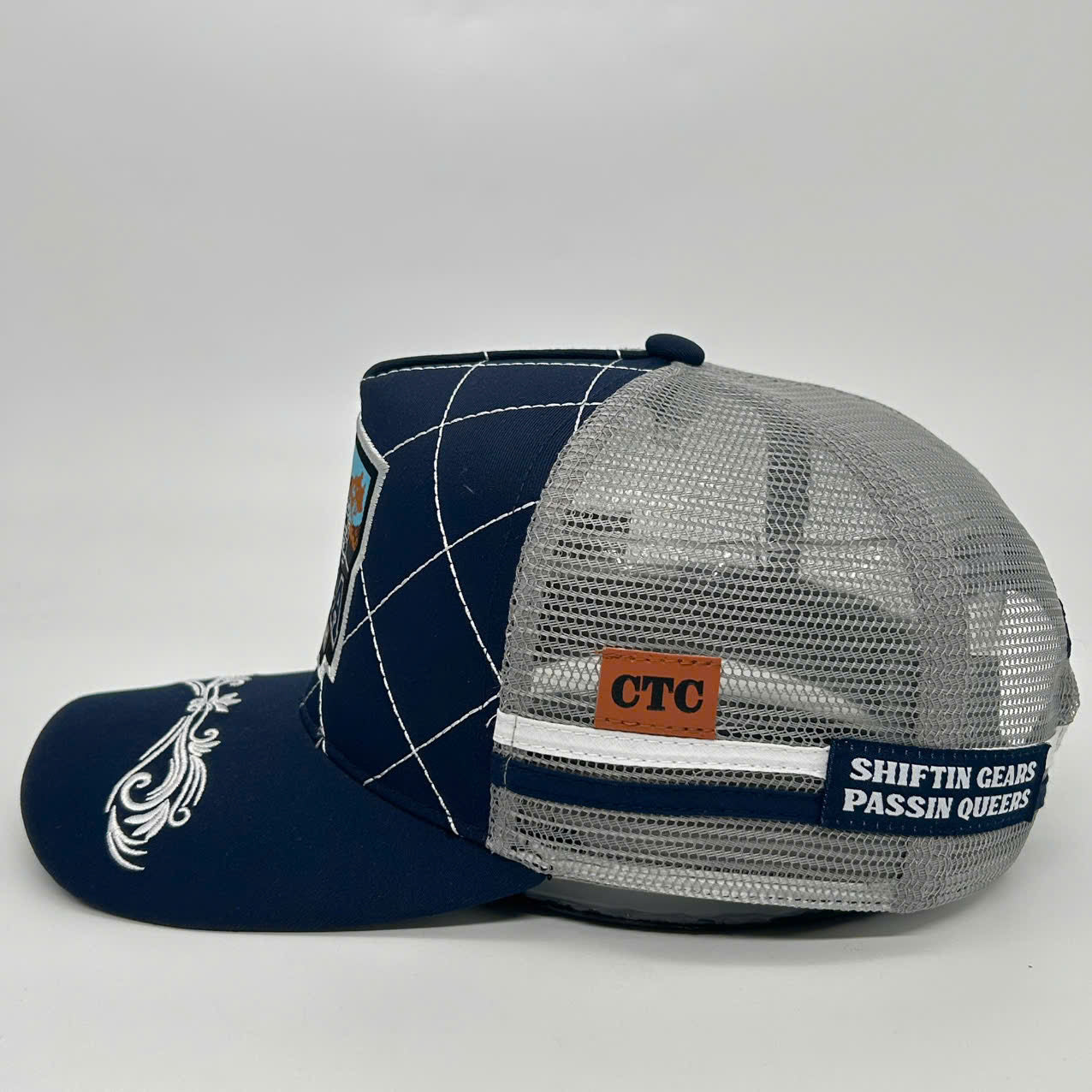 UPPA TRANSPORT NAVY TRUCKER CAP